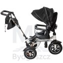 Rowerek trójkołowy Trike Fix V3 rower spacerówka 3w1 obracany 360 wolne koło czarny