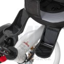 Rowerek trójkołowy Trike Fix V3 rower spacerówka 3w1 obracany 360 wolne koło czarny
