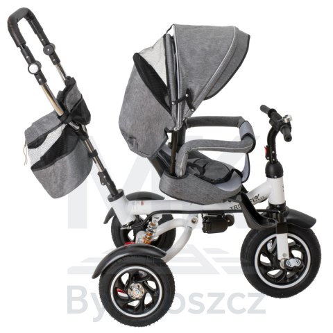 Rowerek trójkołowy Trike Fix V3 rower spacerówka 3w1 obracany 360 wolne koło szary Rowerek trójkołowy Trike Fix V3 rower spacerówka 3w1 obracany 360 wolne koło szary