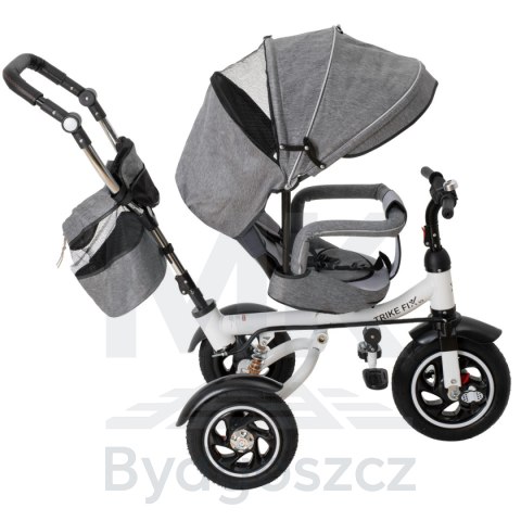 Rowerek trójkołowy Trike Fix V3 rower spacerówka 3w1 obracany 360 wolne koło szary Rowerek trójkołowy Trike Fix V3 rower spacerówka 3w1 obracany 360 wolne koło szary