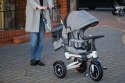 Rowerek trójkołowy Trike Fix V3 rower spacerówka 3w1 obracany 360 wolne koło szary