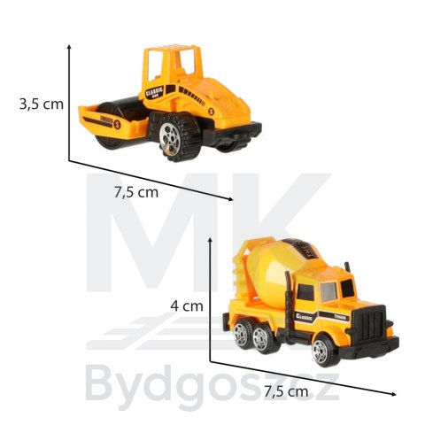 Samochód maszyny budowlane zestaw 6 szt Samochód maszyny budowlane zestaw 6 szt