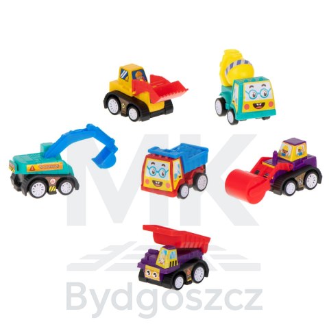 Samochód z napędem maszyny budowlane 6szt Samochód z napędem maszyny budowlane 6szt