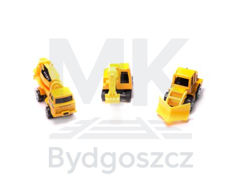 Transporter samolot rozkładany z autami + 3 auta pojazdy budowlane światła dźwięk Transporter samolot rozkładany z autami + 3 auta pojazdy budowlane światła dźwięk