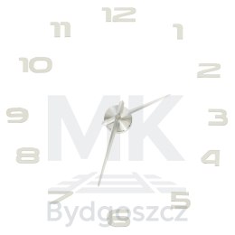 Zegar ścienny naklejany na ścianę 3D lustrzany DIY duży nowoczesny 80-120cm XL