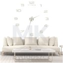 Zegar ścienny naklejany na ścianę 3D lustrzany DIY duży nowoczesny 80-120cm XL