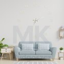 Zegar ścienny naklejany na ścianę 3D lustrzany DIY duży nowoczesny 80-120cm XL