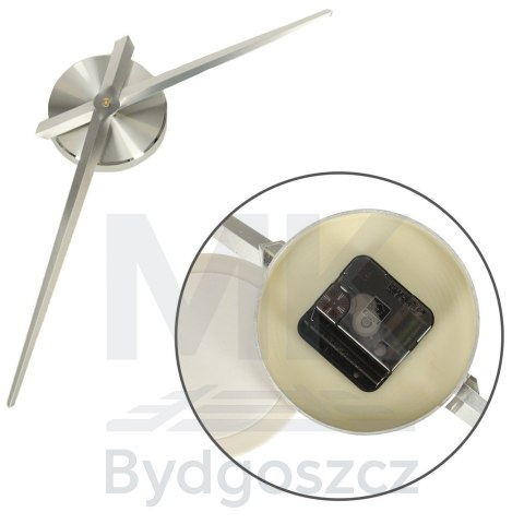 Zegar ścienny naklejany na ścianę 3D lustrzany DIY duży nowoczesny 80-120cm XL Zegar ścienny naklejany na ścianę 3D lustrzany DIY duży nowoczesny 80-120cm XL