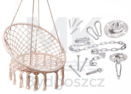 Zestaw do montażu huśtawki fotela wiszącego gniazda 200kg