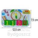 Zestaw edukacyjny nauka zegarka liczenia dodawania dla dzieci zegar do nauki godzin czasu