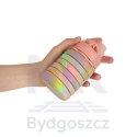 Butelka na wodę bidon silikonowy składany z uchwytem sportowy 500ml tęczowy