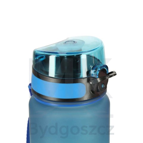 Butelka na wodę bidon ze słomką uchwytem sportowy 600ml niebiesko-zielony Butelka na wodę bidon ze słomką uchwytem sportowy 600ml niebiesko-zielony