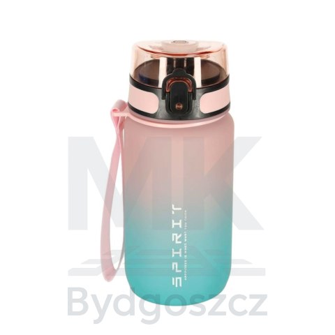 Butelka na wodę bidon ze słomką uchwytem sportowy 600ml różowo-niebieski Butelka na wodę bidon ze słomką uchwytem sportowy 600ml różowo-niebieski