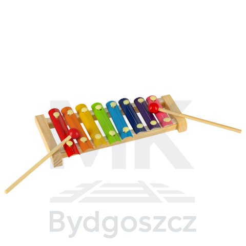 Cymbałki drewniane kolorowe edukacyjne Cymbałki drewniane kolorowe edukacyjne