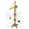 Dźwig Żuraw budowlany zdalnie sterowany RC z hakiem 4CH 128cm