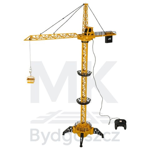 Dźwig Żuraw budowlany zdalnie sterowany RC z hakiem 4CH 128cm Dźwig Żuraw budowlany zdalnie sterowany RC z hakiem 4CH 128cm