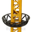 Dźwig Żuraw budowlany zdalnie sterowany RC z hakiem 4CH 128cm