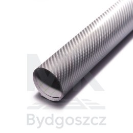 Folia rolka Carbon 4D srebrna 1,52x30m 9086