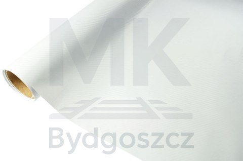 Folia rolka carbon 3D biała 1,27x28m Folia rolka carbon 3D biała 1,27x28m