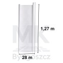 Folia rolka carbon 3D biała 1,27x28m