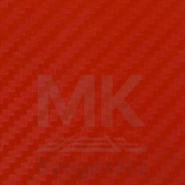 Folia rolka carbon 3D czerwona 1,27x28m