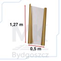 Folia rolka carbon 3D złota 1,27x28m