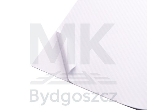 Folia rolka carbon 4D biała 1,52x30m Folia rolka carbon 4D biała 1,52x30m
