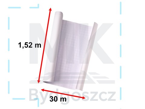 Folia rolka carbon 4D biała 1,52x30m Folia rolka carbon 4D biała 1,52x30m