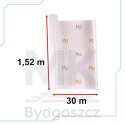 Folia rolka połysk biała 1,52x30m