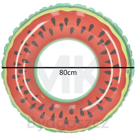 Kółko do pływania koło dmuchane arbuz 80cm max 60kg Kółko do pływania koło dmuchane arbuz 80cm max 60kg