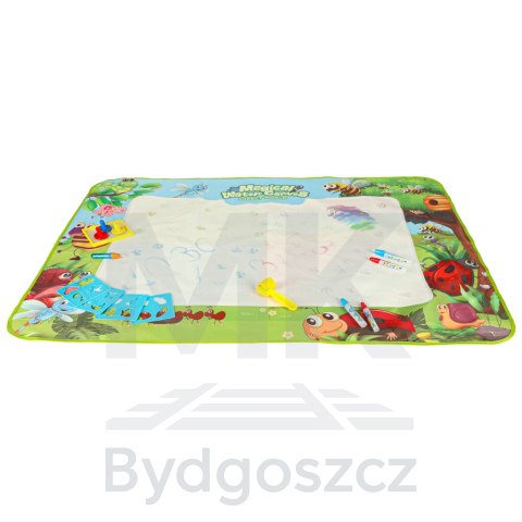 Mata wodna do malowania rysowania wodą mazaki pieczątki szablony wałek 120x90cm łąka Mata wodna do malowania rysowania wodą mazaki pieczątki szablony wałek 120x90cm łąka