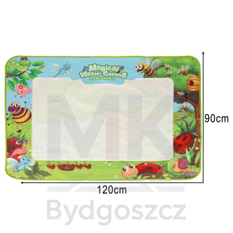 Mata wodna do malowania rysowania wodą mazaki pieczątki szablony wałek 120x90cm łąka Mata wodna do malowania rysowania wodą mazaki pieczątki szablony wałek 120x90cm łąka