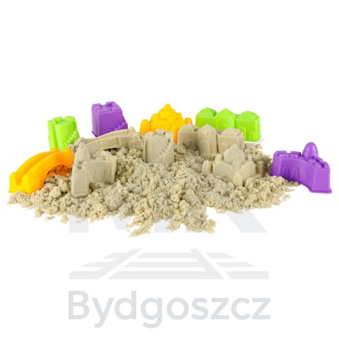 Piasek dla dzieci 1100g zamek pojazdy foremki figurki zestaw kreatywny Piasek dla dzieci 1100g zamek pojazdy foremki figurki zestaw kreatywny