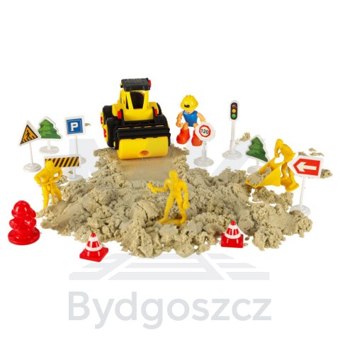 Piasek dla dzieci 1100g zamek pojazdy foremki figurki zestaw kreatywny Piasek dla dzieci 1100g zamek pojazdy foremki figurki zestaw kreatywny