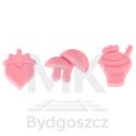 Piasek dla dzieci 1kg w woreczku różowy