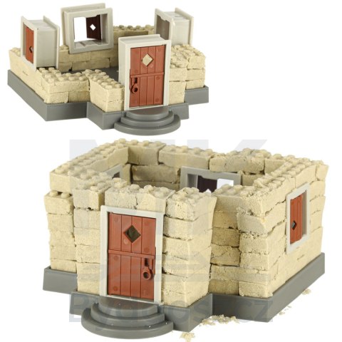 Piasek dla dzieci 750g domek foremki figurki zestaw kreatywny Piasek dla dzieci 750g domek foremki figurki zestaw kreatywny
