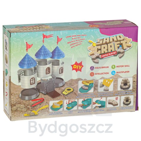Piasek dla dzieci 750g zamek zestaw kreatywny Piasek dla dzieci 750g zamek zestaw kreatywny