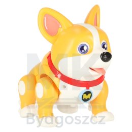 Pies piesek interaktywny robot Corgi świecące uszy muzyka
