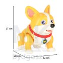 Pies piesek interaktywny robot Corgi świecące uszy muzyka