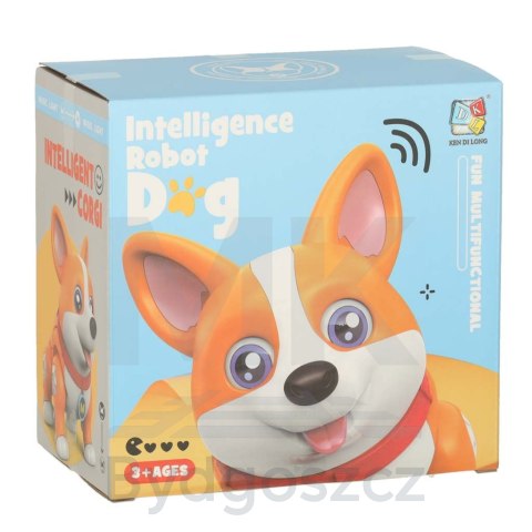 Pies piesek interaktywny robot Corgi świecące uszy muzyka Pies piesek interaktywny robot Corgi świecące uszy muzyka