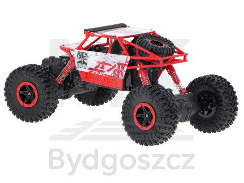 Samochód zdalnie sterowany na pilota RC Rock Crawler HB 2,4GHz 1:18 czerwony Samochód zdalnie sterowany na pilota RC Rock Crawler HB 2,4GHz 1:18 czerwony