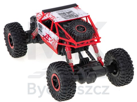 Samochód zdalnie sterowany na pilota RC Rock Crawler HB 2,4GHz 1:18 czerwony Samochód zdalnie sterowany na pilota RC Rock Crawler HB 2,4GHz 1:18 czerwony