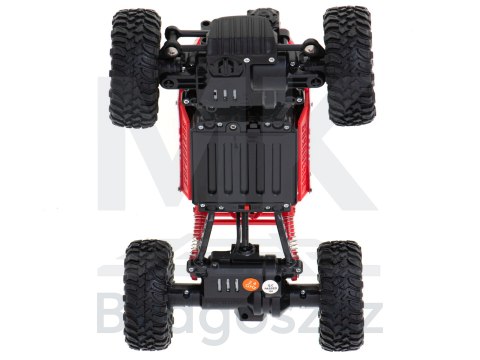 Samochód zdalnie sterowany na pilota RC Rock Crawler HB 2,4GHz 1:18 czerwony Samochód zdalnie sterowany na pilota RC Rock Crawler HB 2,4GHz 1:18 czerwony