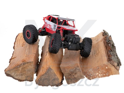 Samochód zdalnie sterowany na pilota RC Rock Crawler HB 2,4GHz 1:18 czerwony Samochód zdalnie sterowany na pilota RC Rock Crawler HB 2,4GHz 1:18 czerwony