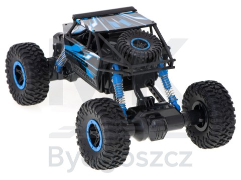 Samochód zdalnie sterowany na pilota RC Rock Crawler HB 2,4GHz 1:18 niebieski Samochód zdalnie sterowany na pilota RC Rock Crawler HB 2,4GHz 1:18 niebieski