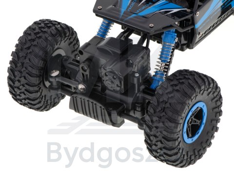 Samochód zdalnie sterowany na pilota RC Rock Crawler HB 2,4GHz 1:18 niebieski Samochód zdalnie sterowany na pilota RC Rock Crawler HB 2,4GHz 1:18 niebieski