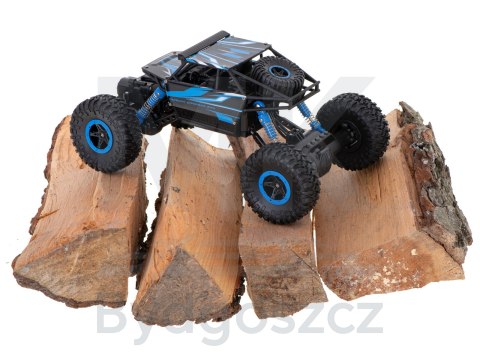 Samochód zdalnie sterowany na pilota RC Rock Crawler HB 2,4GHz 1:18 niebieski Samochód zdalnie sterowany na pilota RC Rock Crawler HB 2,4GHz 1:18 niebieski