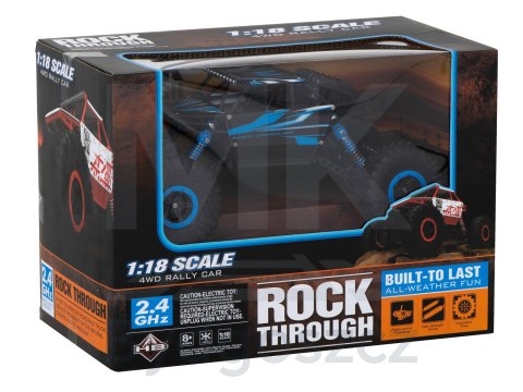 Samochód zdalnie sterowany na pilota RC Rock Crawler HB 2,4GHz 1:18 niebieski Samochód zdalnie sterowany na pilota RC Rock Crawler HB 2,4GHz 1:18 niebieski