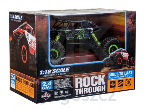 Samochód zdalnie sterowany na pilota RC Rock Crawler HB 2,4GHz 1:18 zielony Samochód zdalnie sterowany na pilota RC Rock Crawler HB 2,4GHz 1:18 zielony
