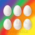 Układanka edukacyjna sorter dopasuj kształty i kolory jajka 6 sztuk